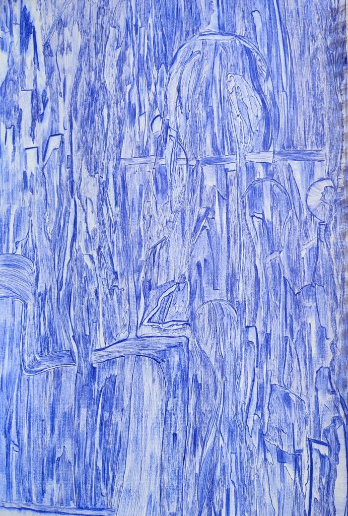 Tableau avec stylo Bic